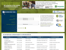 Tablet Screenshot of entreprisebeauce.com